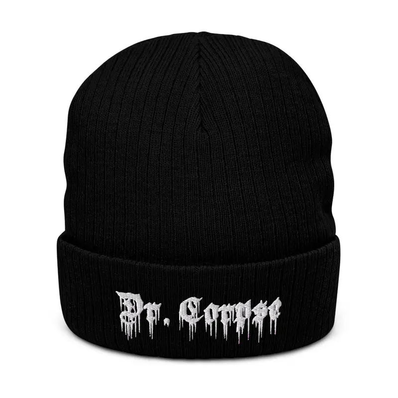 Dr. Corpse Beanie White